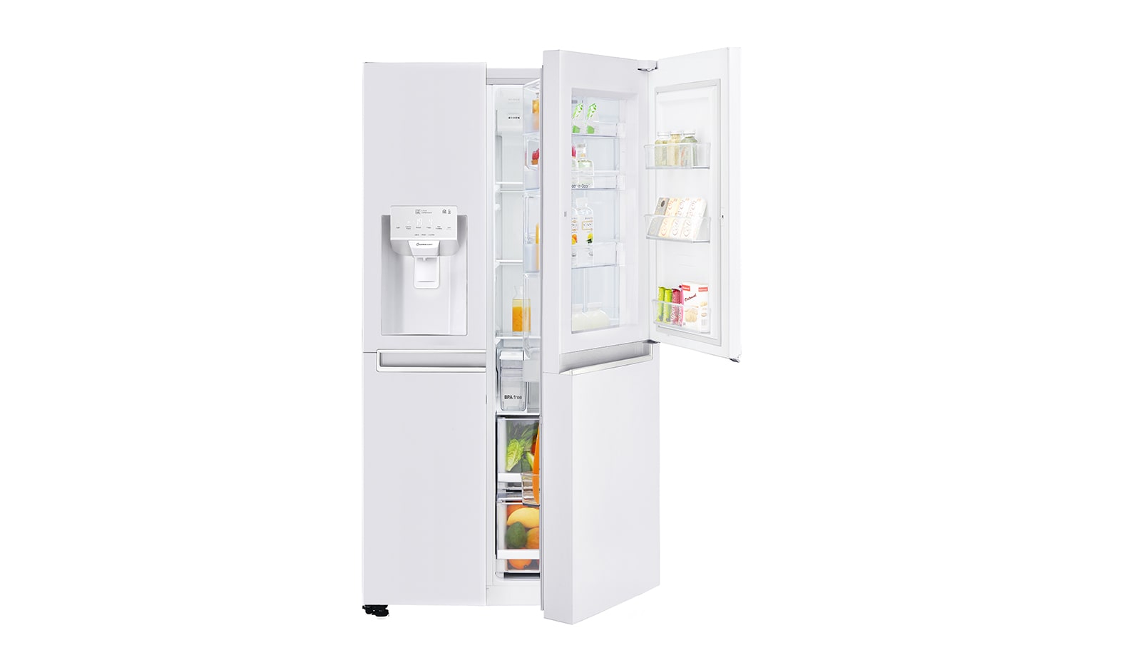 LG Side-by-Side und Door-in-Door™, kein Festwasseranschluss notwendig, GSJ761SWXZ